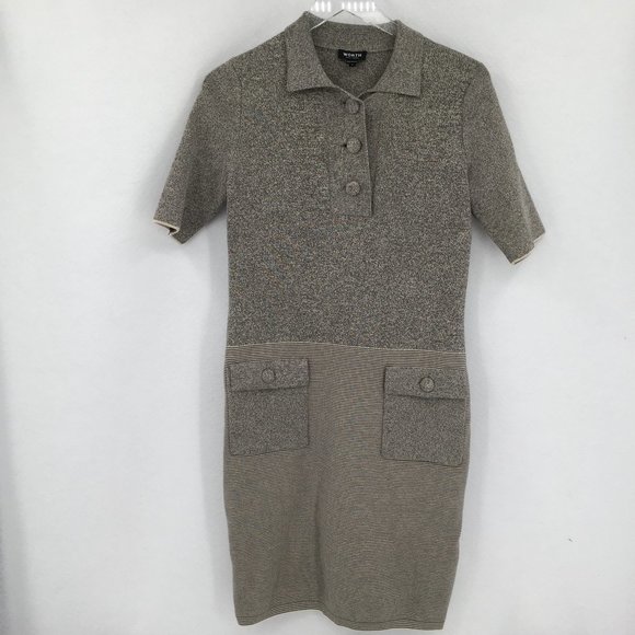 Worth Dresses & Skirts - Worth New York heather stripe sweaterdress gray S